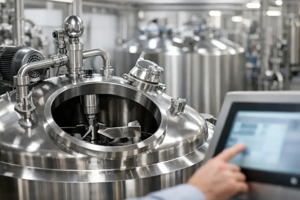 Choosing a CIP Hygienic Mixing System