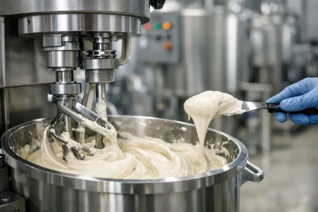 Choosing a Planetary Mixer for Viscous Paste