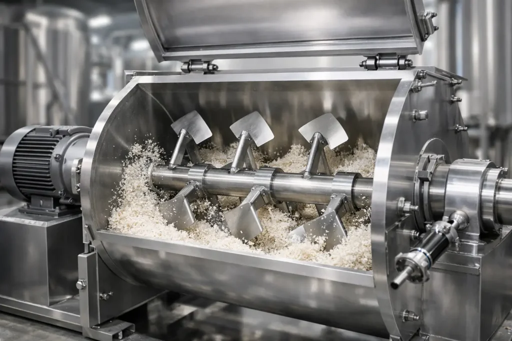 Ploughshare Mixer for Granules Explained